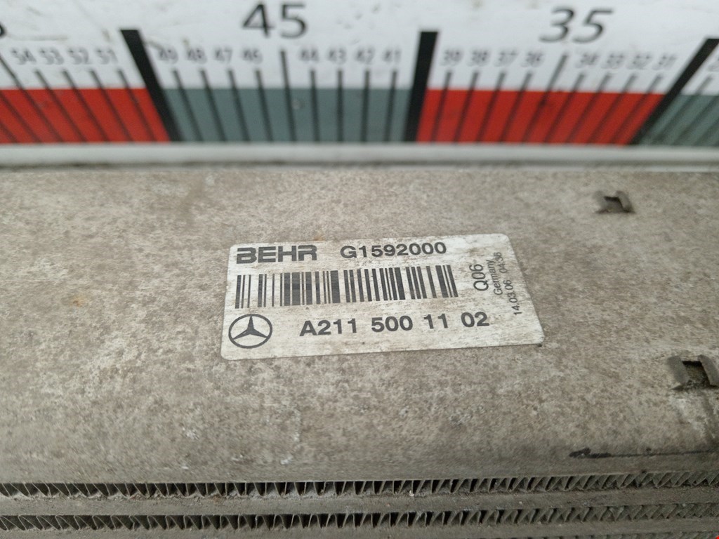 Интеркулер (радиатор интеркулера) MERCEDES-BENZ E-Class W211, S211 2002-2009