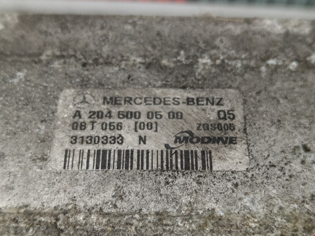 Интеркулер (радиатор интеркулера) MERCEDES-BENZ C-Class C-klasse W204 2007-2015