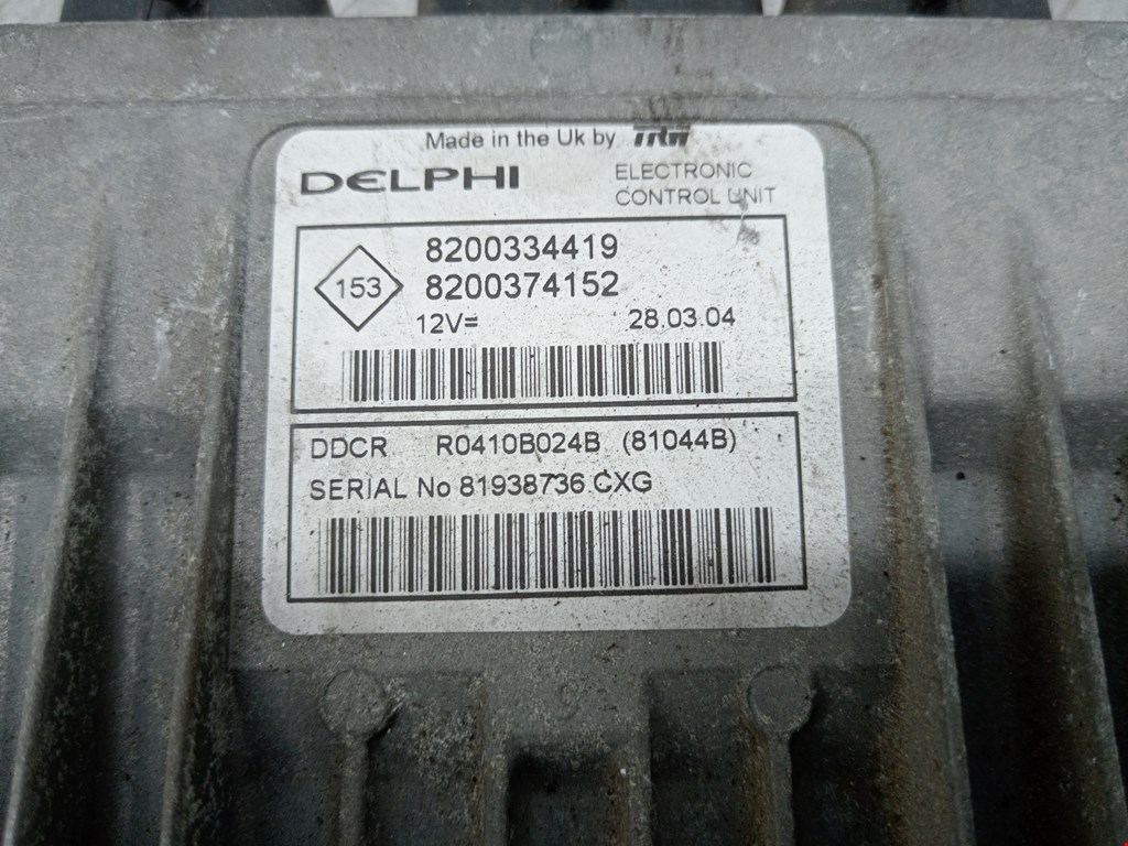 Блок управления двигателя (ЭБУ) RENAULT Megane II 2002-2009