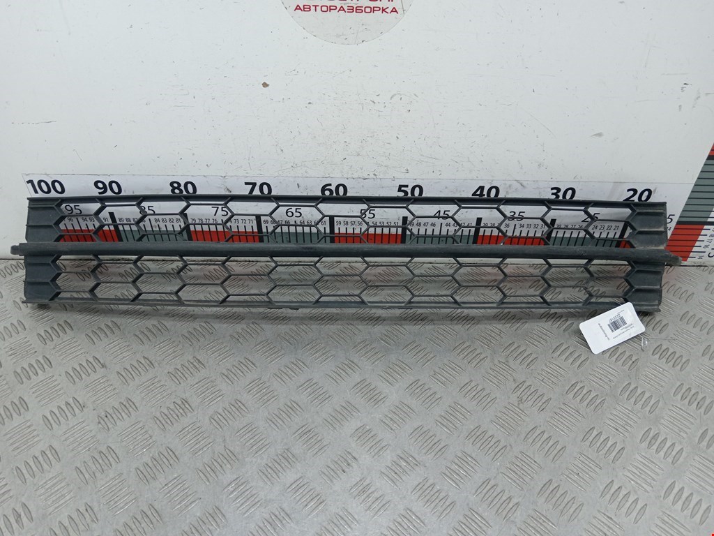 Решетка (заглушка) в бампер центральная Skoda Rapid (2012-2020)