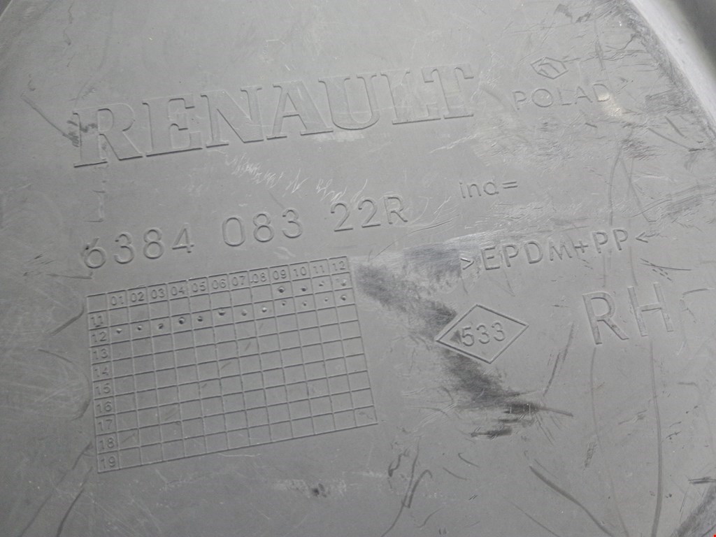 Локер (подкрылок) передний правый RENAULT Duster 2011-2021