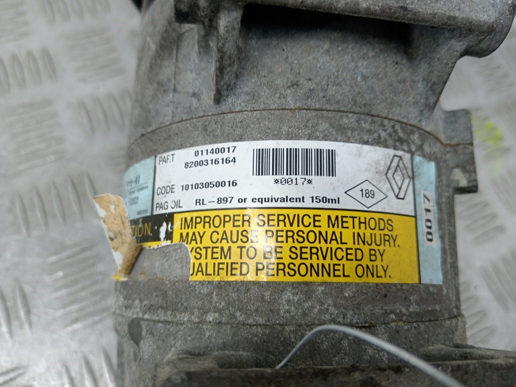 Компрессор кондиционера (системы кондиционирования) RENAULT Scenic II 2003-2010
