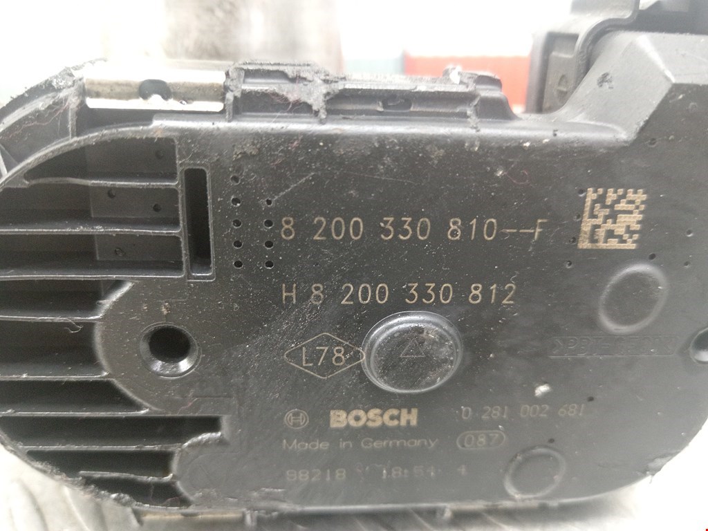 Заслонка дроссельная электрическая RENAULT Espace 2003-2014