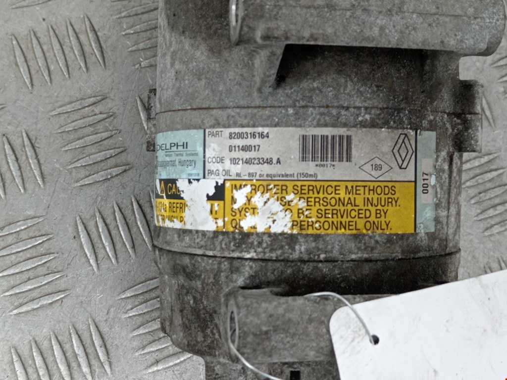 Компрессор кондиционера (системы кондиционирования) RENAULT Scenic II 2003-2010