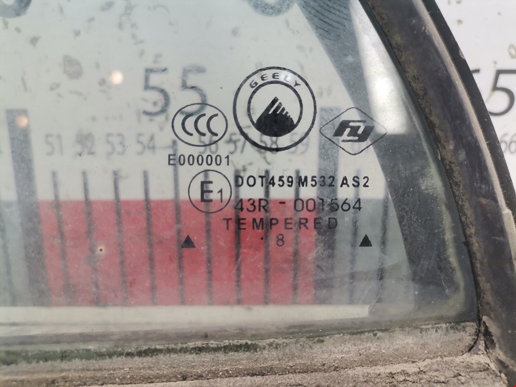 Стекло двери заднее левое GEELY FC (Vision) FC Vision 2006-2011