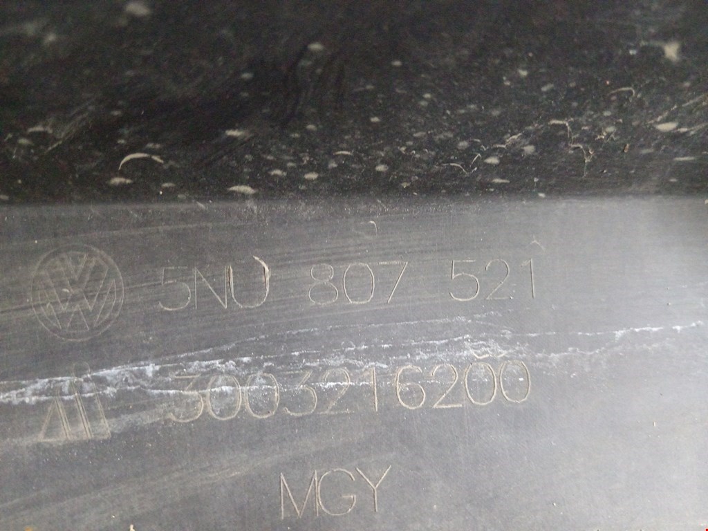 Юбка (губа) бампера задняя (заднего) VOLKSWAGEN Tiguan 2007-2016