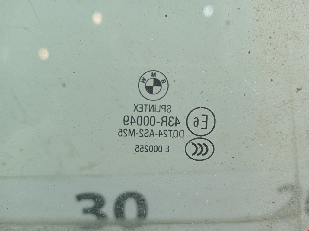 Стекло двери заднее левое BMW 5er 5 серия E60/E61 2003-2010