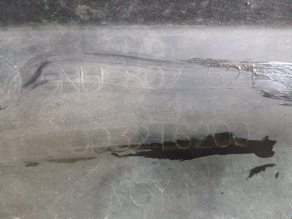 Юбка (губа) бампера задняя (заднего) VOLKSWAGEN Tiguan 2007-2016