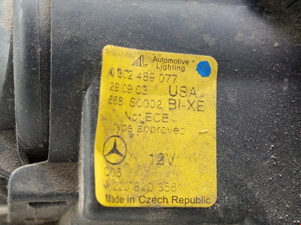 Фара левая MERCEDES-BENZ S-Class IV W220 1998-2005
