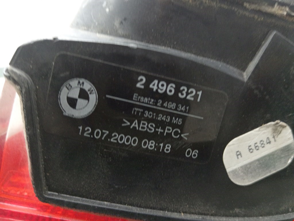 Фонарь задний левый BMW 5er 5 серия E39 1995-2004