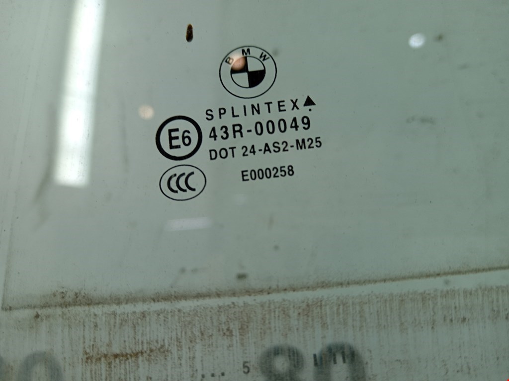 Стекло двери заднее левое BMW 5er 5 серия E60/E61 2003-2010