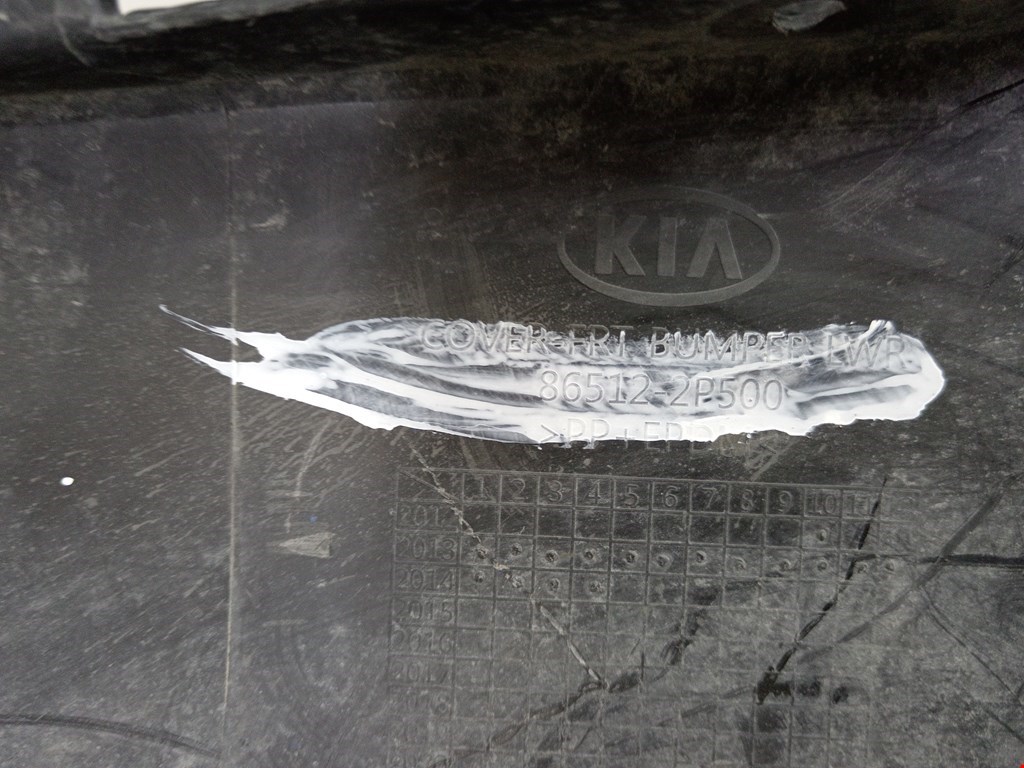 Юбка бампера передняя (переднего) KIA Sorento 2009-2021