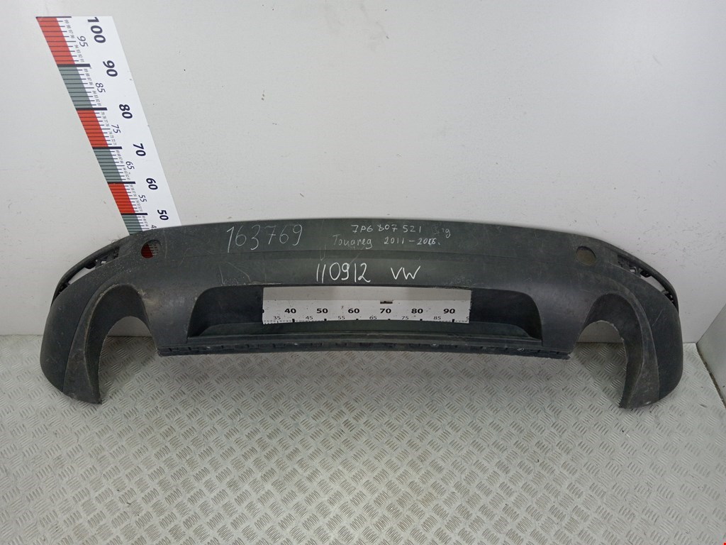 Юбка бампера задняя (губа) Volkswagen Touareg 2 (2010-2018)