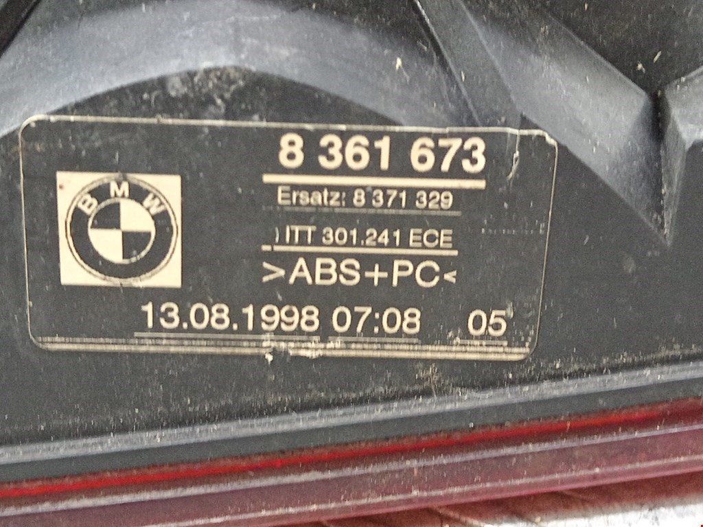 Фонарь задний внутренний левый BMW 5er 5 серия E39 1995-2004