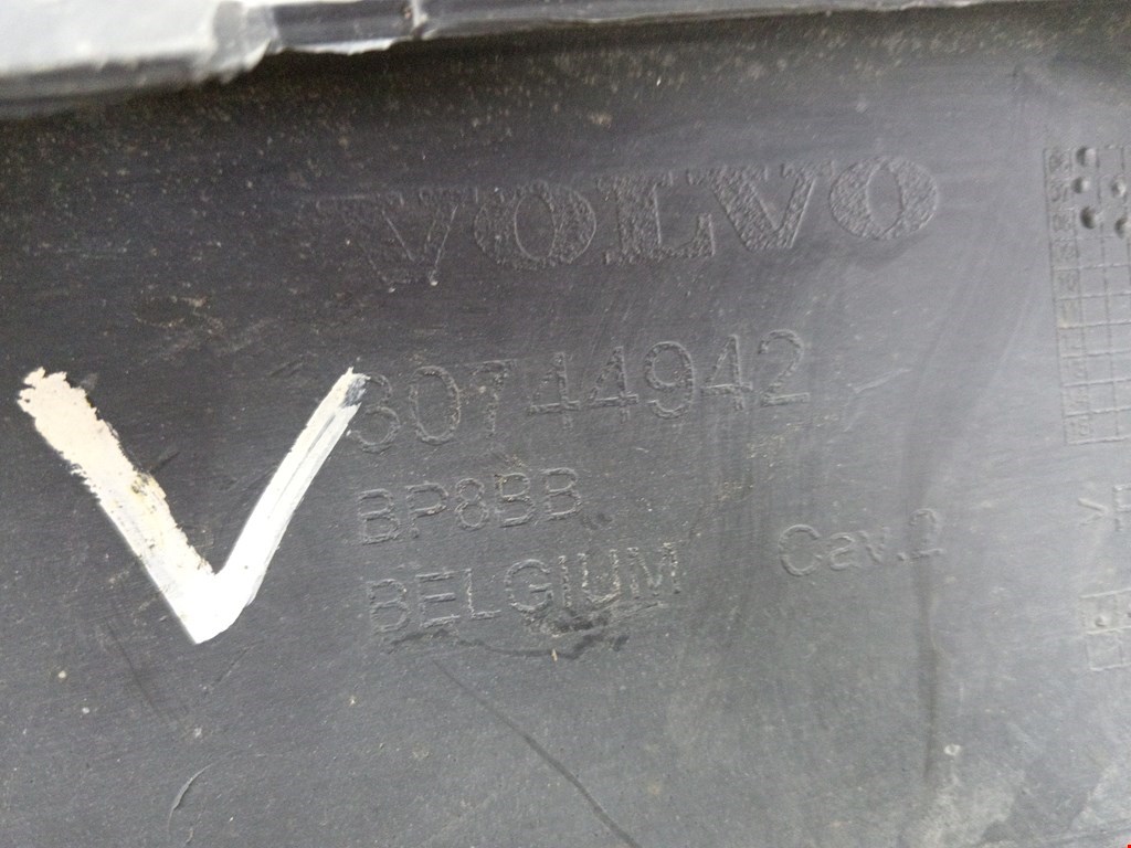 Юбка (губа) бампера задняя (заднего) VOLVO S40 II 2003-2012