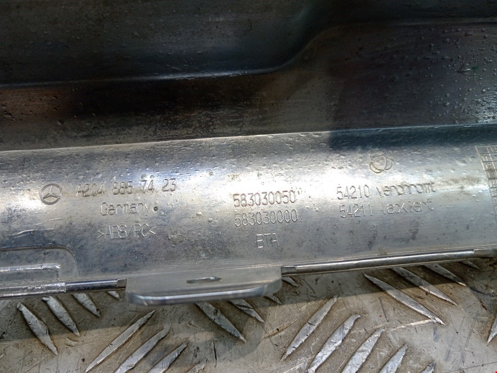 Юбка (губа) бампера задняя (заднего) MERCEDES-BENZ GLK-Class GLK X204 2008-2015