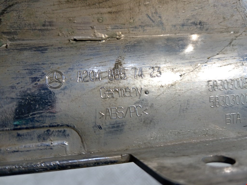 Юбка (губа) бампера задняя (заднего) MERCEDES-BENZ GLK-Class GLK X204 2008-2015