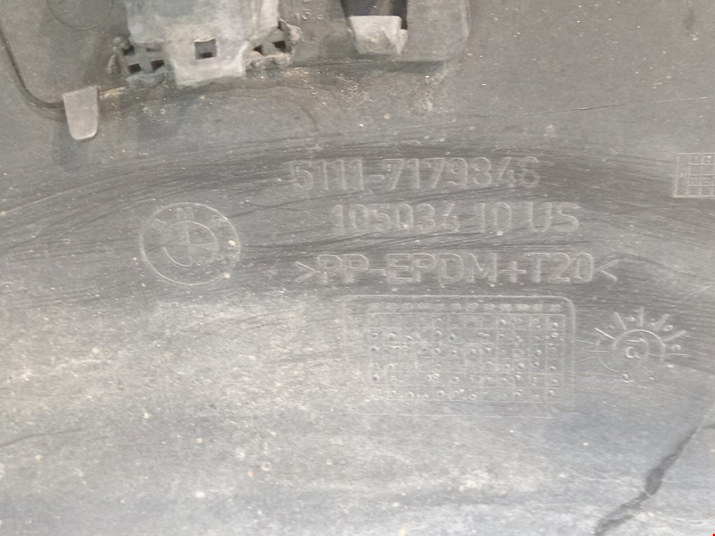 Юбка бампера передняя (переднего) BMW X6 E71 2007-2014