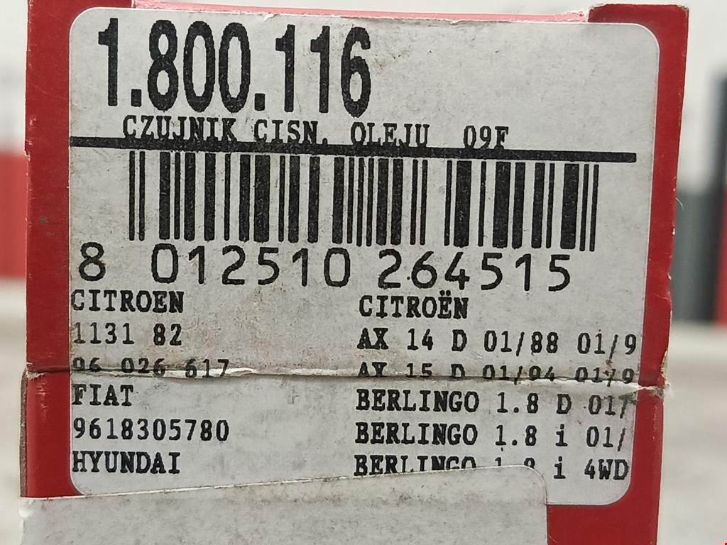 Датчик давления масла CITROEN DS3 2009-2015