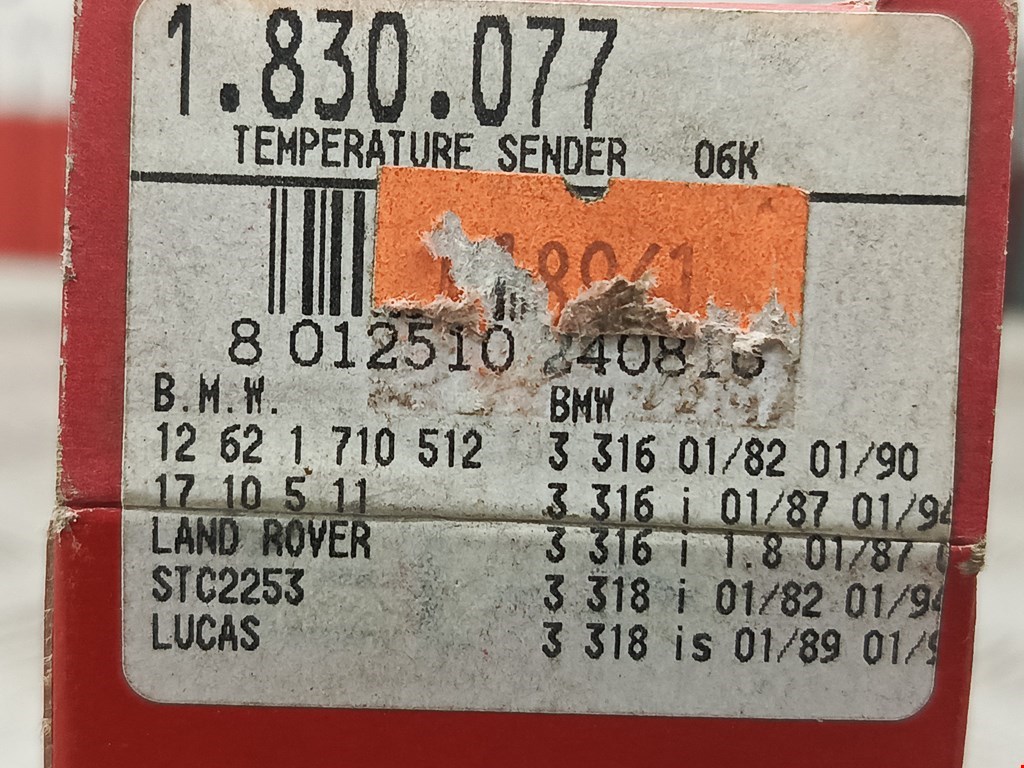 Датчик температуры (охлаждающей жидкости) BMW 5er 5 серия E34 1988-1997