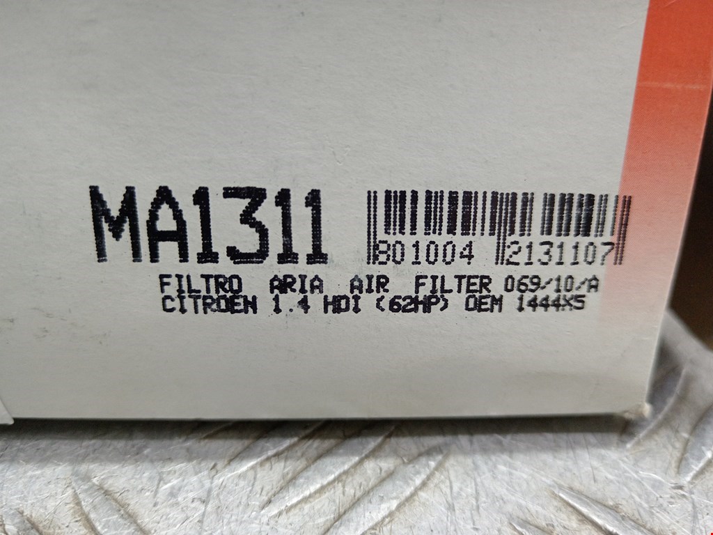 Фильтр воздушный CITROEN C3 2009-2016