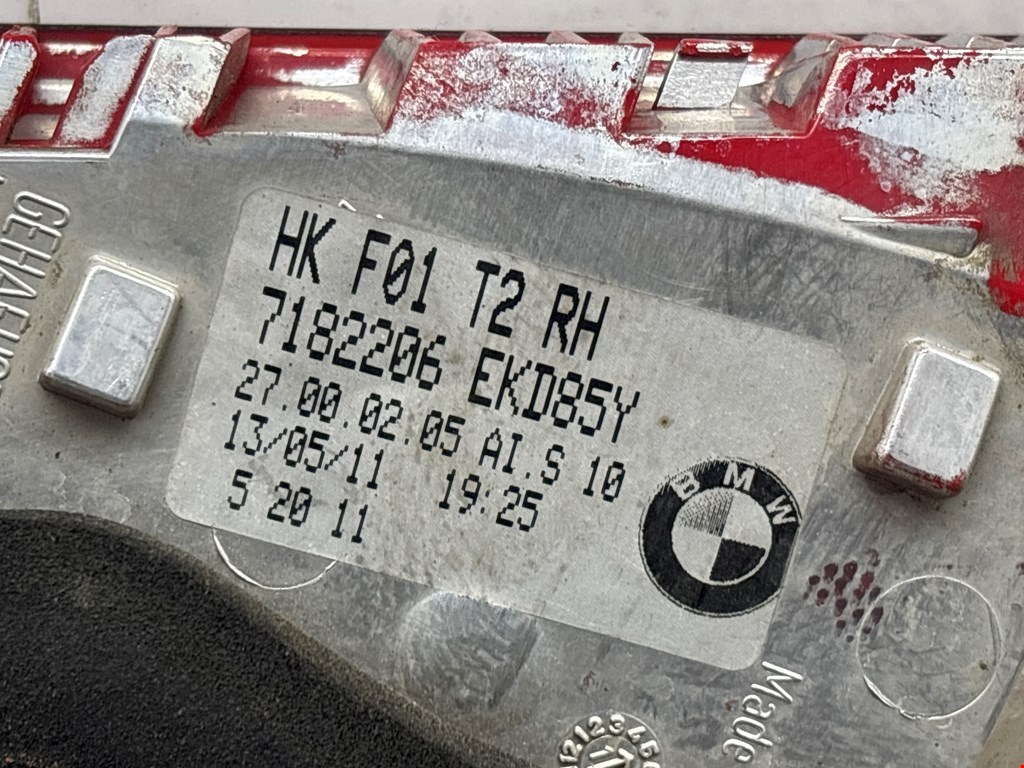 Фонарь задний внутренний правый BMW 7er 7 серия F01/F02/F04 2008-2015