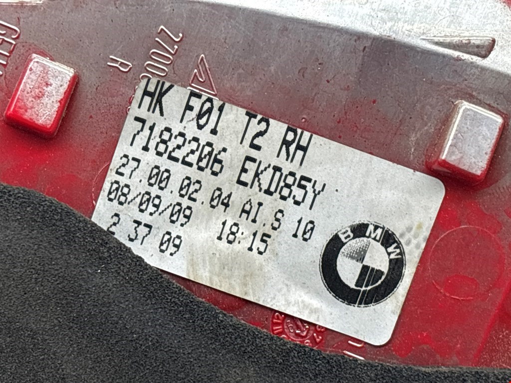 Фонарь задний внутренний правый BMW 7er 7 серия F01/F02/F04 2008-2015