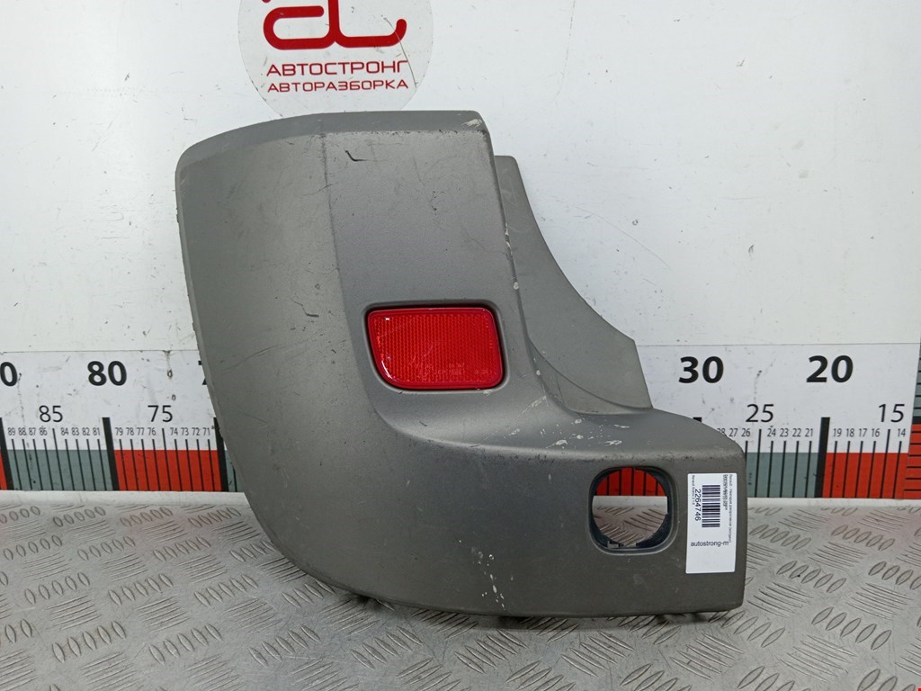 Накладка декоративная (молдинг) бампера задняя левая Renault Scenic 2 (2003-2009)