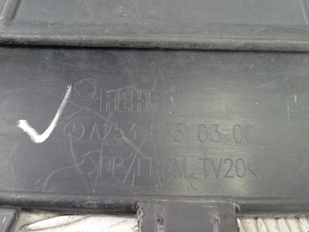 Юбка (губа) бампера задняя (заднего) MERCEDES-BENZ GLC-Class X253 2015-н.в.