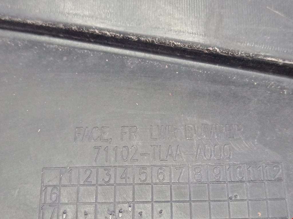 Юбка бампера передняя (переднего) HONDA CR-V V 2016-н.в.