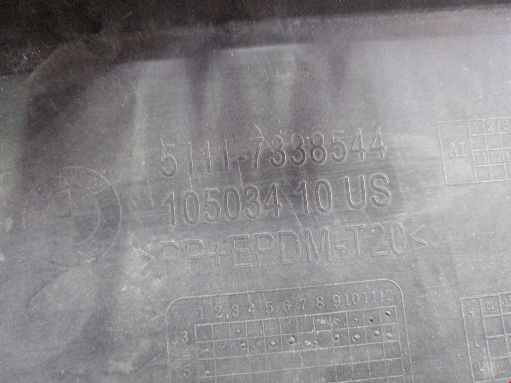 Юбка бампера передняя (переднего) BMW X3 F25 2010-2017