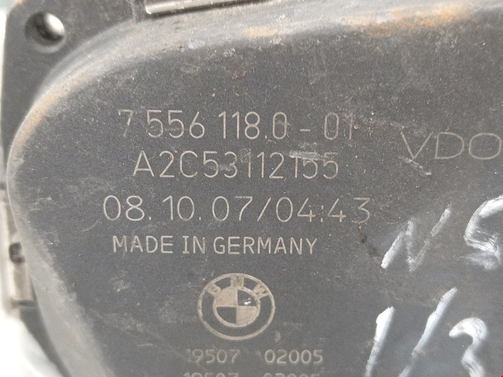 Заслонка дроссельная электрическая BMW X5 E70 2007-2013