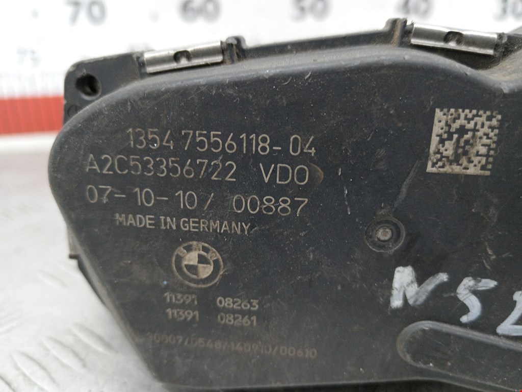 Заслонка дроссельная электрическая BMW X3 F25 2010-2017