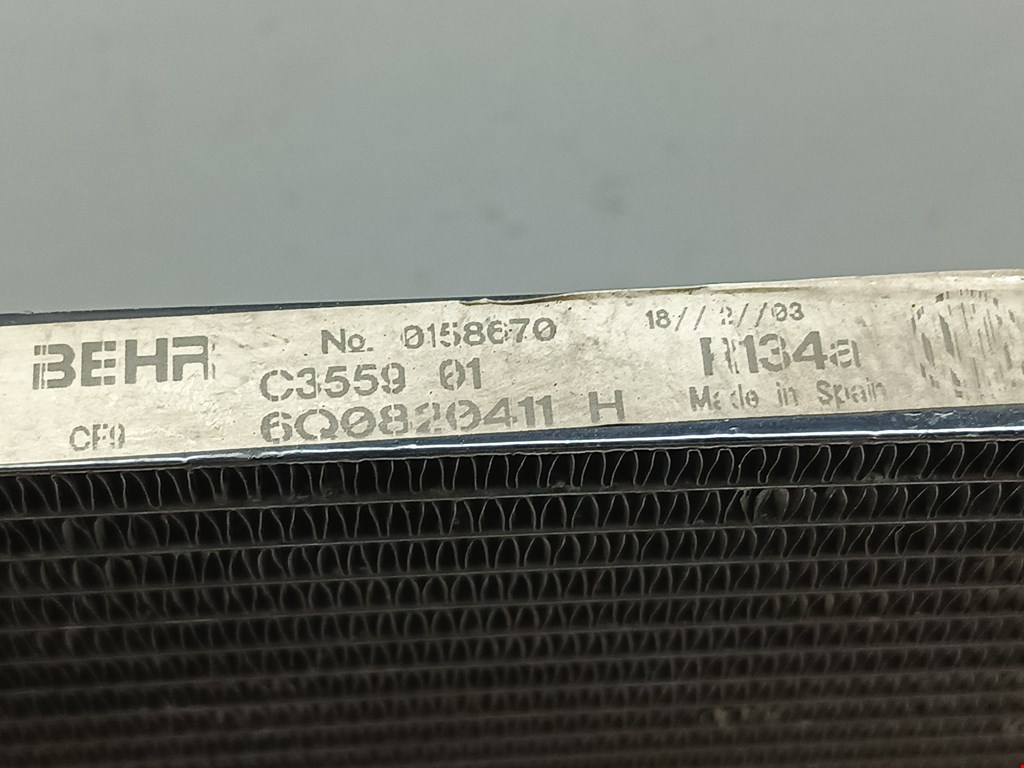 Радиатор кондиционера SKODA Fabia MK1 1999-2006