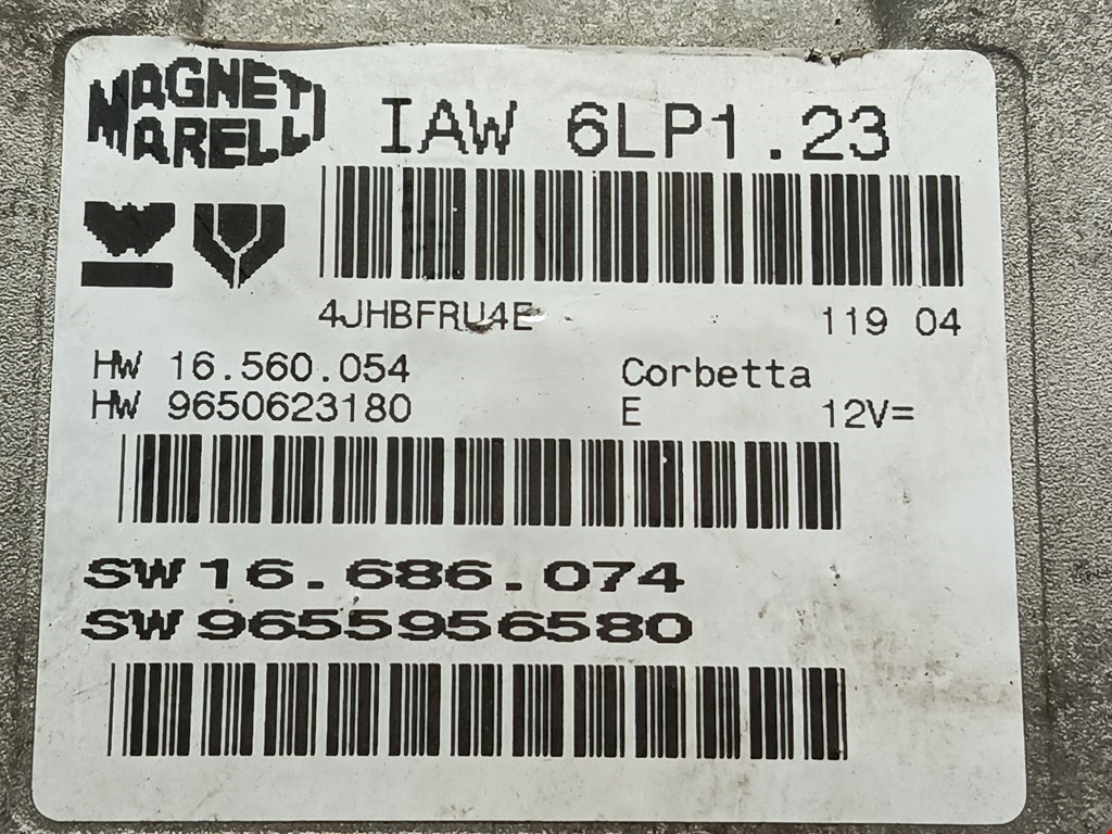 Блок управления двигателя (ЭБУ) PEUGEOT 307 2001-2008