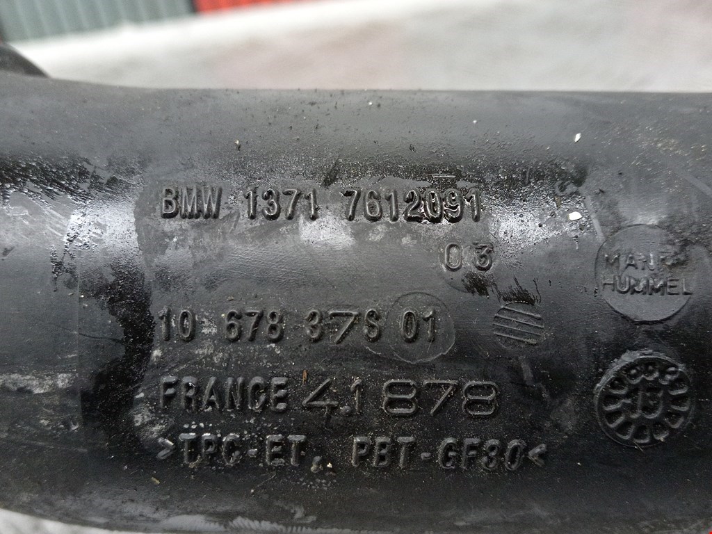 Патрубок интеркулера BMW 5er 5 серия F10/F11/F07 2009-2017