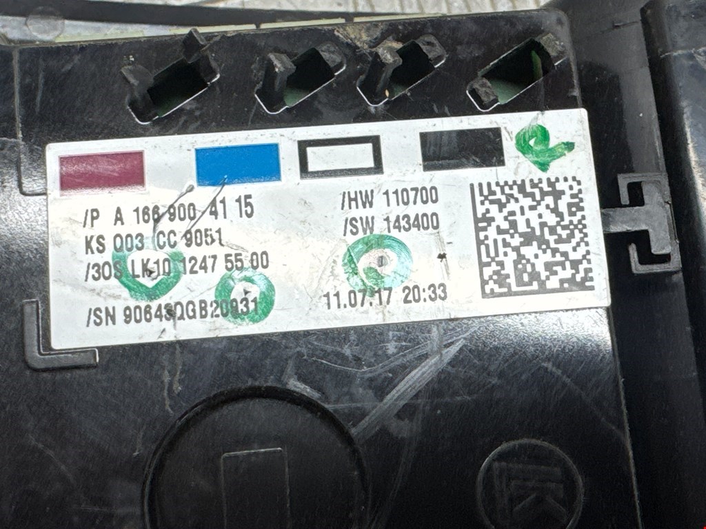 Плафон салонный (салона фонарь) MERCEDES-BENZ M-Class W166 ML 2011-2015