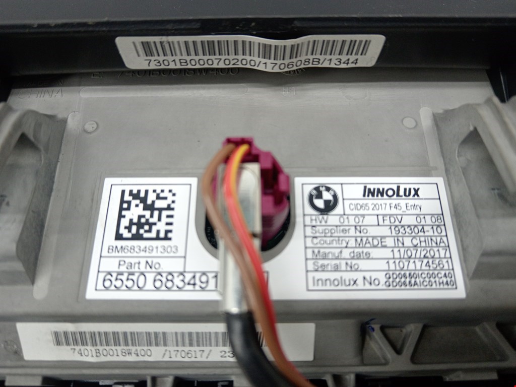 Дисплей информационный (компьютера) BMW 2er Grand Tourer F46 2015-2022