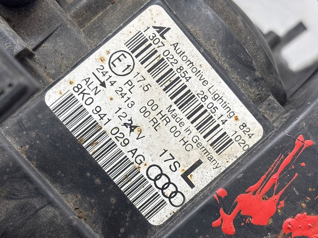 Фара левая AUDI A4 B8 2007-2015