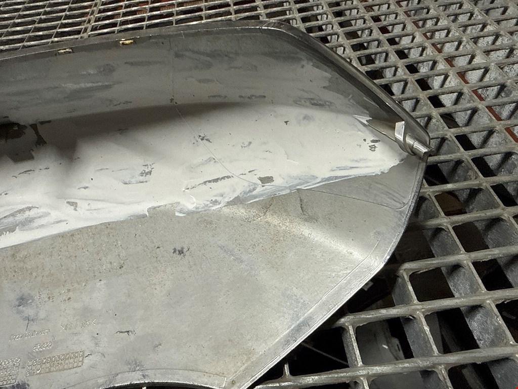 Юбка бампера передняя (переднего) MERCEDES-BENZ GL-Class II X166 2012-2015