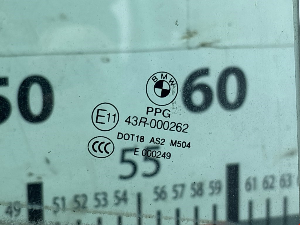 Стекло двери заднее правое BMW X6 E71 2007-2014