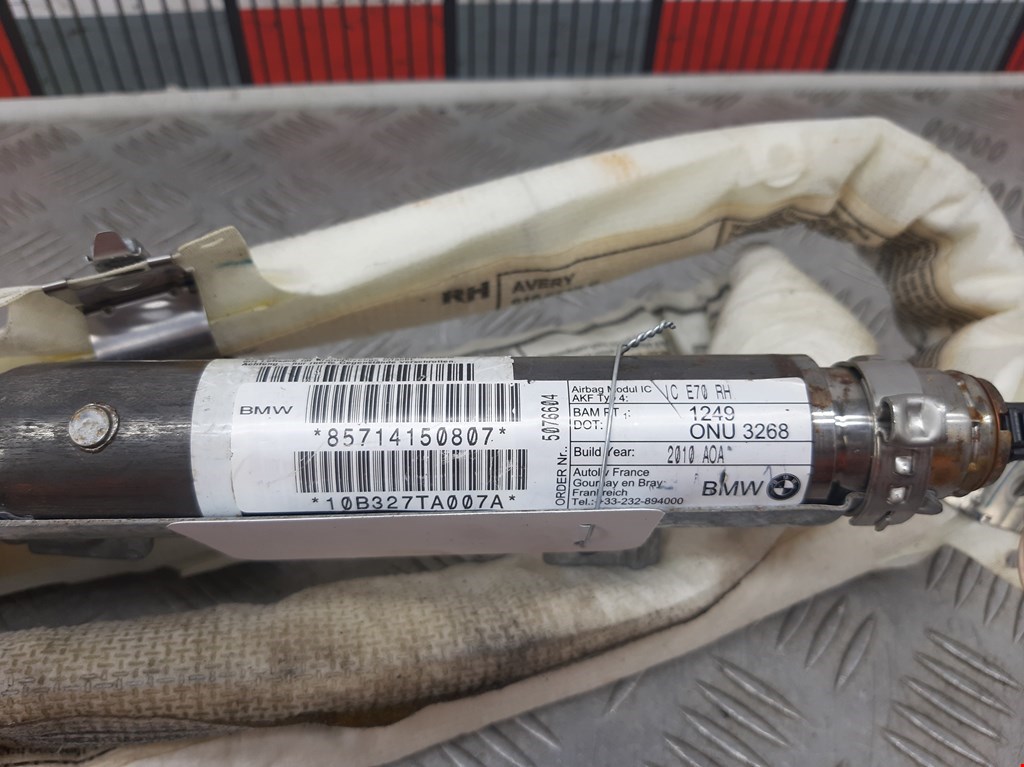 Подушка безопасности боковая (шторка) BMW X5 E70 2007-2013